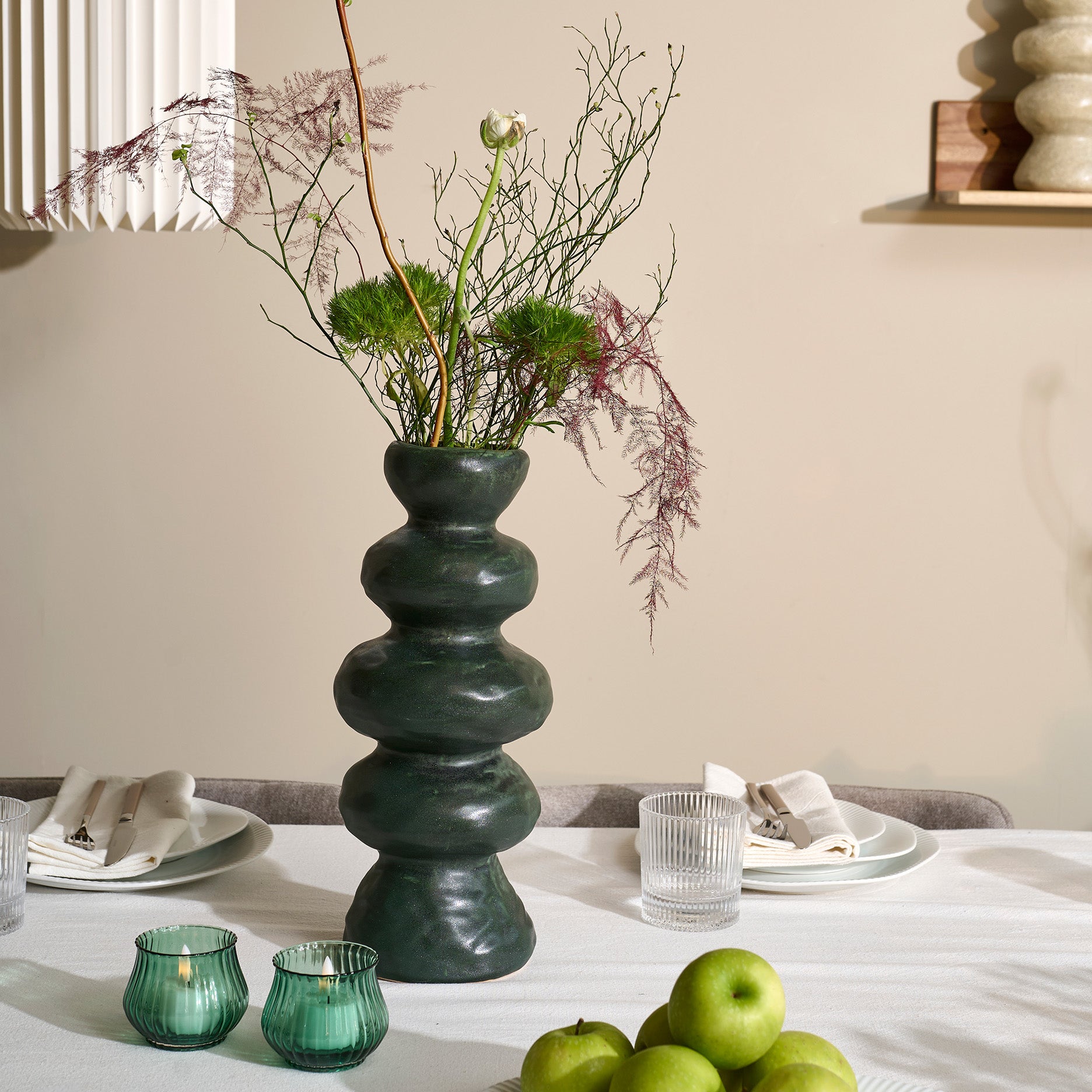 Roccia vase H38 cm